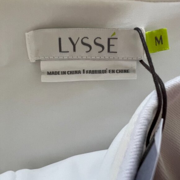 Lyssé Pull-on White Denim Stretchy Jeans Size M - NEW WITH TAGS - Picture 6 of 11